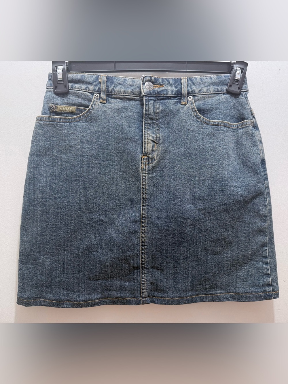 Caslon Blue Denim Mini Skirt